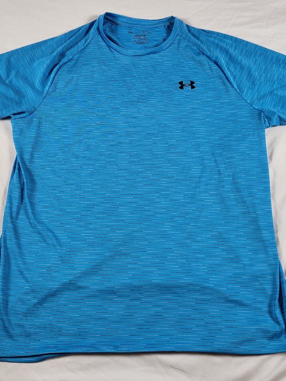 Under Armour Tech Tee Men's XL Blue Loose Active Workout Gym Streetwear